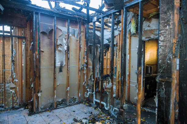 Professional Soot Cleanup technician working in Asbury Park, NJ